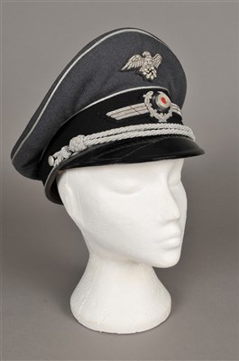 Lot 708 - A German Third Reich RLB Officer’s visor cap – circa 1938-45