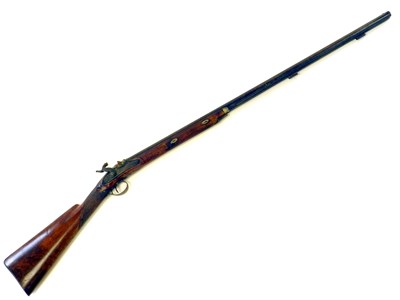 Lot 262 - A mid-19th century percussion rifle