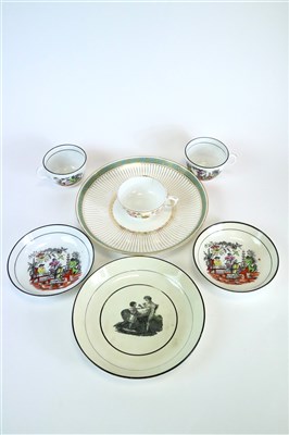 Lot 242 - A collection of predominantly 19th century English pottery and porcelain