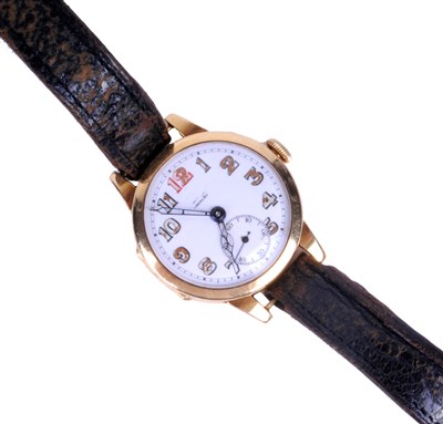 Lot 436 - Gentlemans 18ct Gold Wristwatch