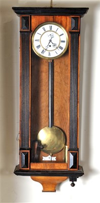 Lot 325 - A Victorian Vienna regulator wall clock