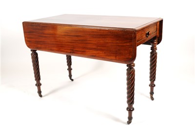 Lot 739 - A Victorian mahogany pembroke table