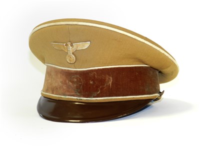 Lot 452 - German Third Reich NSDAP Political Leader's visor cap