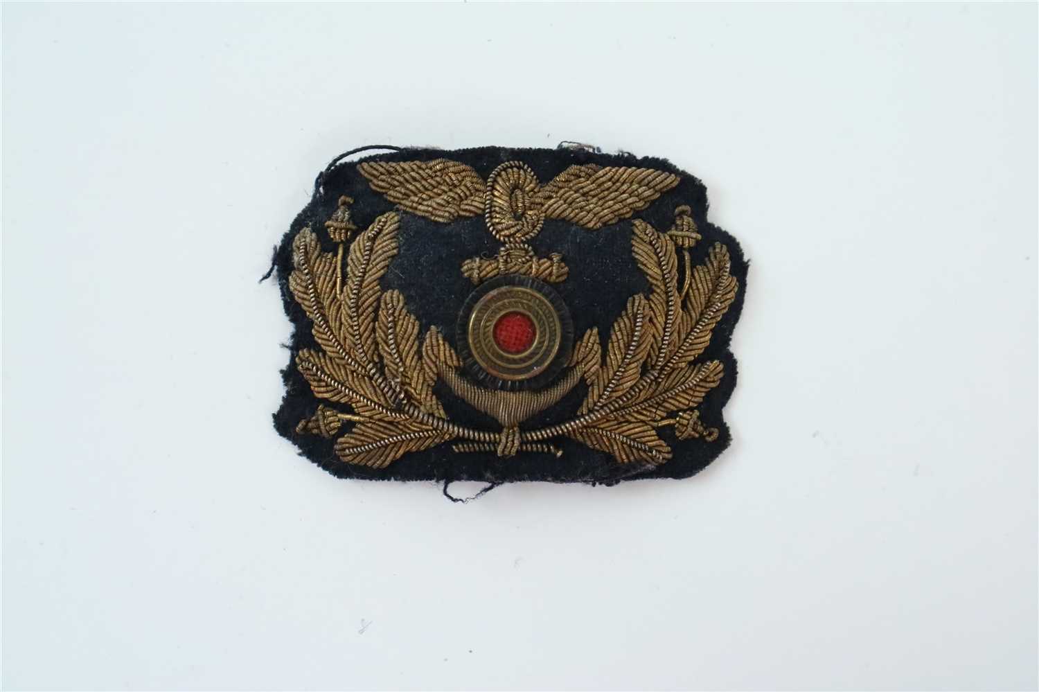 Lot 465 - German Reichsbahn High Seas Ferry Service cap badge