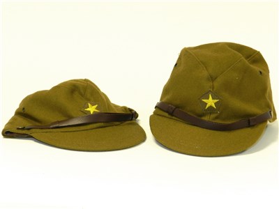 Lot 537 - Two Imperial Japanese WW2 caps