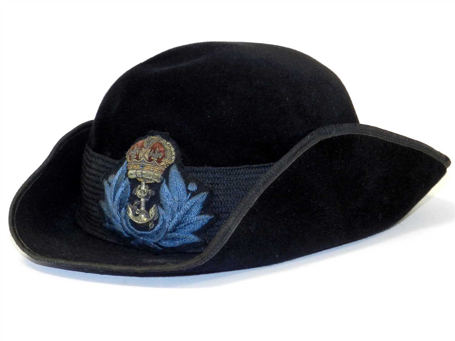 Lot 508 - WWII British WRNS tricorn cap