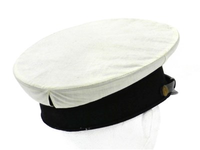 Lot 528 - Imperial Japanese Naval Officer's summer cap