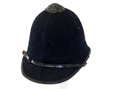 Lot 484 - British military helmet and Shropshire Constabulary police helmet