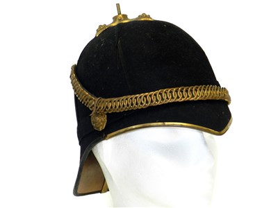 Lot 487 - Military helmet lacking spike