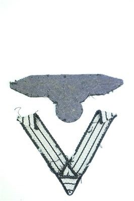 Lot 359 - German Third Reich Cloth insignia – an SS...