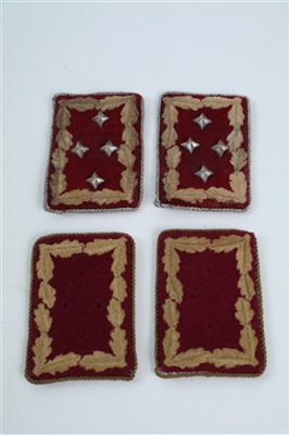 Lot 475 - Two pairs of German Third Reich RMBO collar...