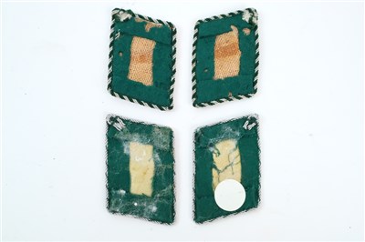 Lot 477 - Two pairs of German Luftschutz collar tabs