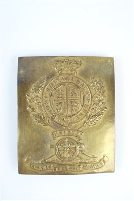 Lot 479 - A Victorian Royal Artillery Officer’s shoulder belt plate