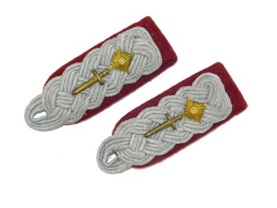 Lot 365 - Scarce set of Luftwaffe Justice Official shoulder boards