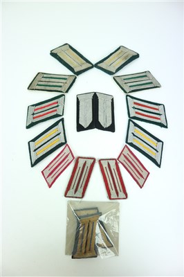 Lot 487 - German Third Reich collar tabs