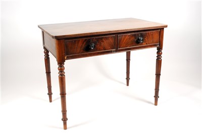 Lot 776 - A Victorian mahogany side table