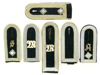 Lot 518 - Six Third Reich Germany Army shoulder boards