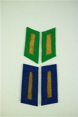 Lot 530 - Four German Third Reich General Collar tabs