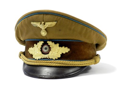 Lot 544 - A German Third Reich NSDAP Political Leader’s visor cap for Ortsgruppe levels