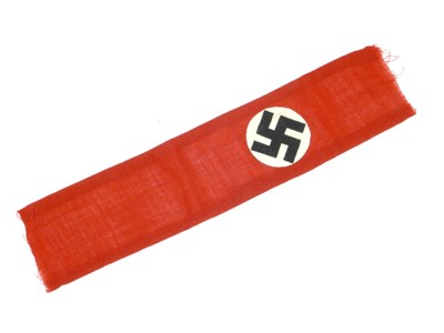 Lot 594 - A German Third Reich NSDAP cotton armband