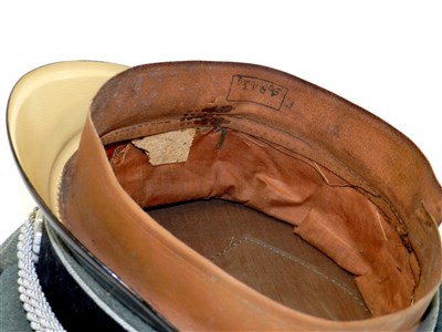 Lot 550 - A reproduction SS Officer's visor cap