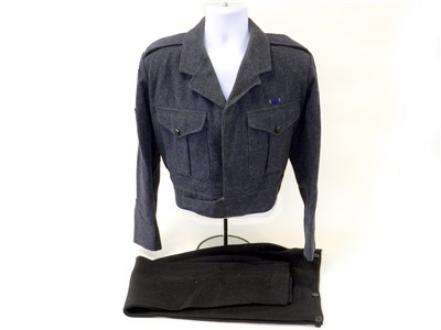 Lot 303 - A post-war British RAF Sergeant's battle dress blouse