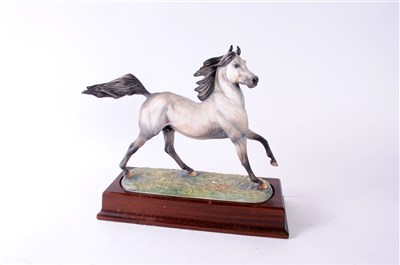 Lot 463 - A Hereford Fine China model of a grey horse