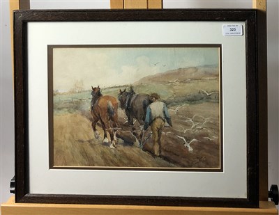 Lot 323 - D J Robertson, watercolour