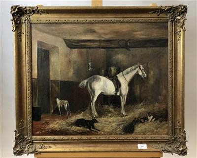 Lot 357 - Hunter in a stable