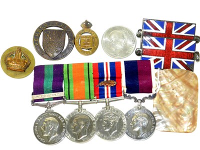 Lot 327 - Four British medals