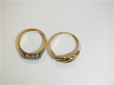 Lot 12 - Two rings and two pendants