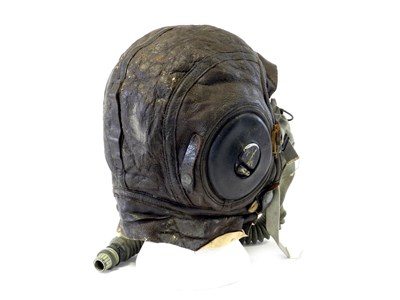 Lot 461 - A World War II U.S Army Air Force flying helmet