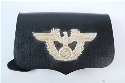 Lot 390 - A German Third Reich Ordnungspolizei Police Parade Pouch