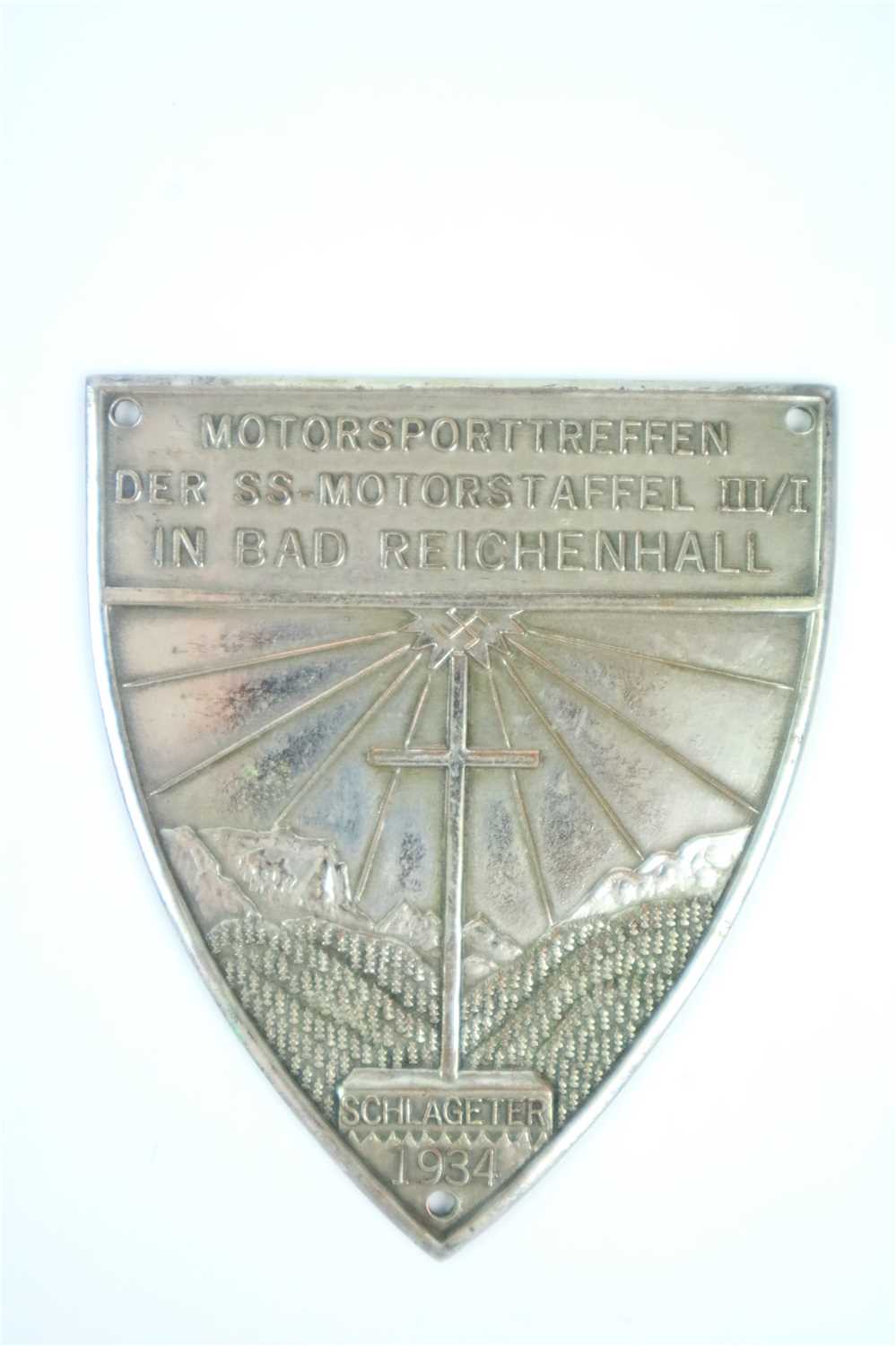 Lot 266 - 1934 SS Motorsport Racing Award Plaque