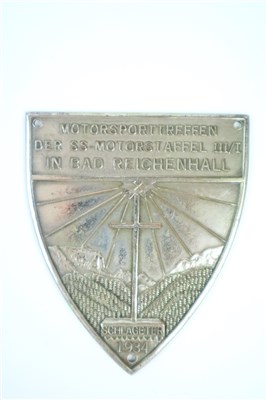 Lot 266 - 1934 SS Motorsport Racing Award Plaque