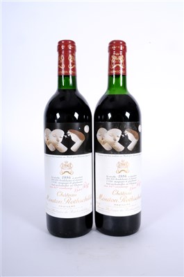Lot 602 - Chateau Mouton Rothschild 1986 2 bottles 1...