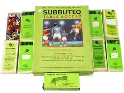 Lot 751 - Subbuteo Continental Club Edition set with 7 team boxes