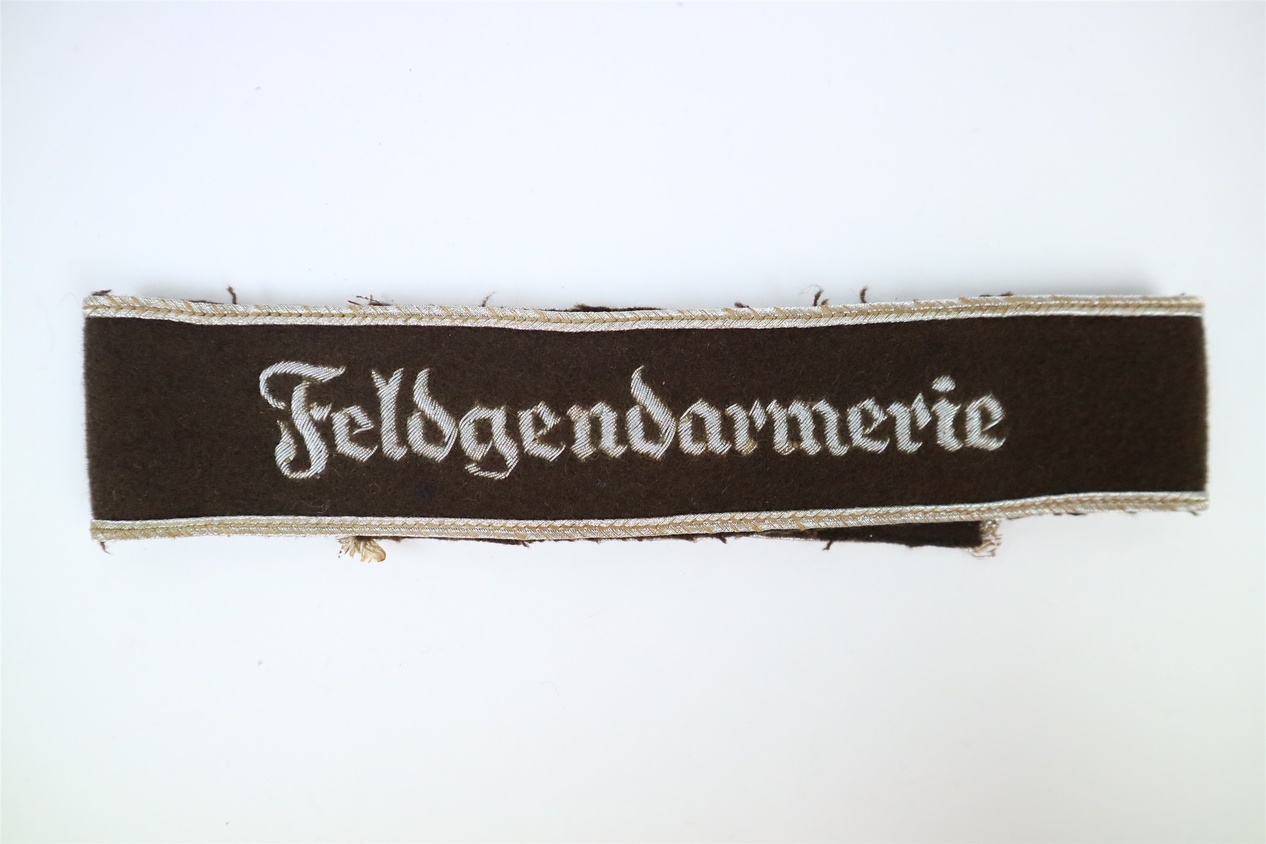 Lot 405 - A Heer Feldgendarmerie Officer's Cuff Title