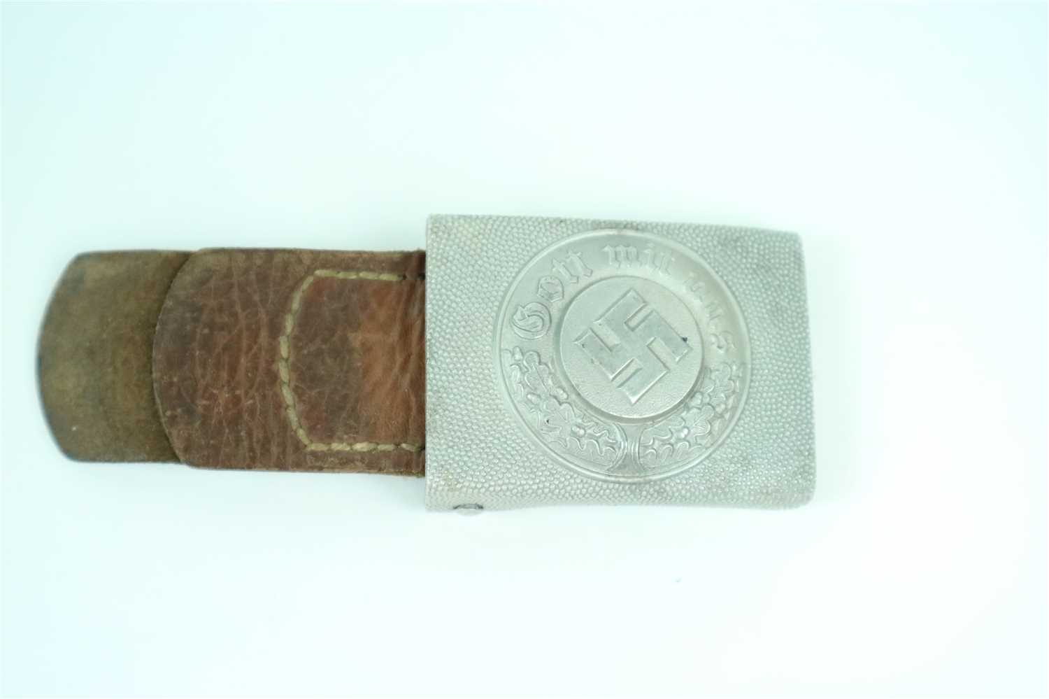 Lot 343 - A German Third Reich Police belt buckle