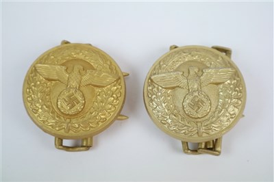 Lot 602 - Two German Third Reich Political Leader’s belt buckles