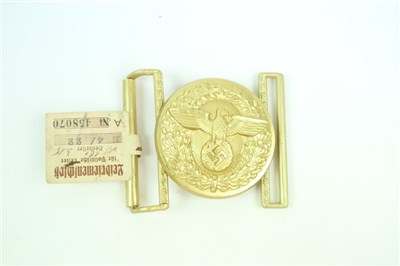 Lot 350 - A German Third Reich unissued Political Leader’s belt buckle