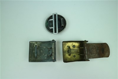 Lot 342 - A German Third Reich Hitler Jugend buckle and two further buckles