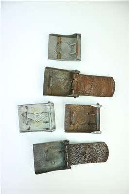 Lot 604 - Five assorted German belt buckles