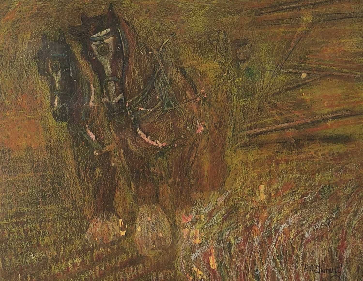 Lot 7 - Peter R Tarrant (b.1943), Shire Horses