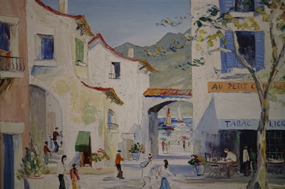 Lot 20 - George Hann (1900-1979), French Street Scene