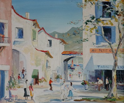 Lot 20 - George Hann (1900-1979), French Street Scene