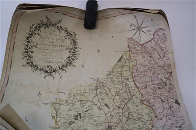 Lot 70 - YATES, William, Map of the County of Stafford,...
