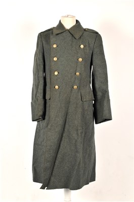 Lot 627 - WW2 Swiss Army greatcoat