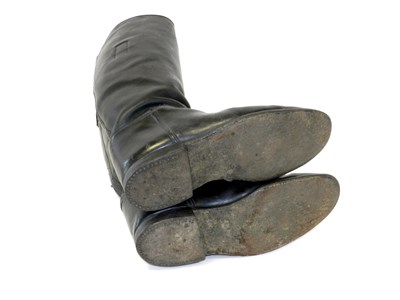 Lot 314 - German Army WW2 leather 'Jack Boots'