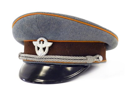 Lot 510 - German Third Reich Feldgendarmerie Officer's visor cap (Rural Police)